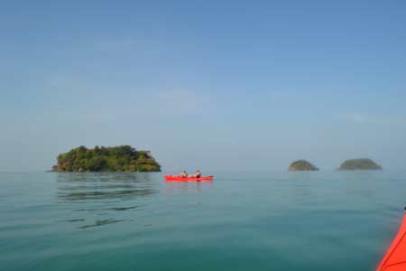 Calm Sea for Easy Kayaking