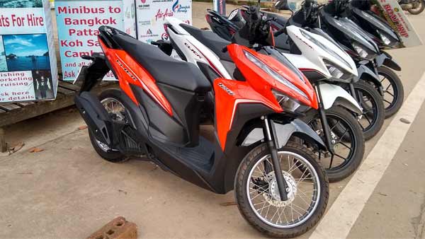 Koh Chang Motorcycles for rent