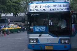 The Government 999 bus goes from Koh Chang to Bangkok Ekamai via Suvarnabhumi Airport 2 or 3 times a day