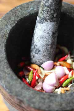 Preparing the oriental tastes